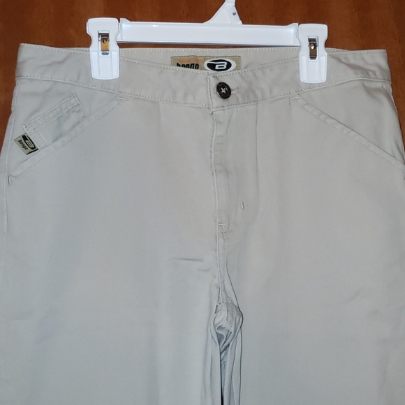 90's Vintage BONGO FLARED KHAKIS - Picture 2 of 5